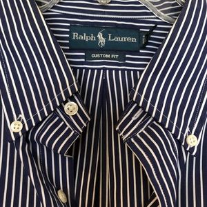 Ralph Lauren Men's Button Down Blue XL